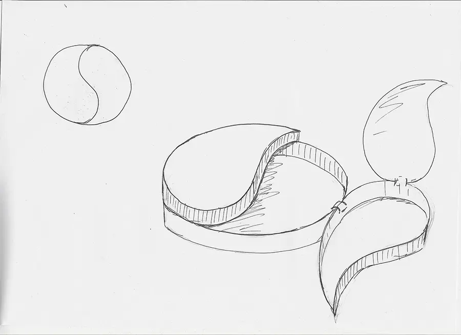 Kräuterbox – Designskizze
